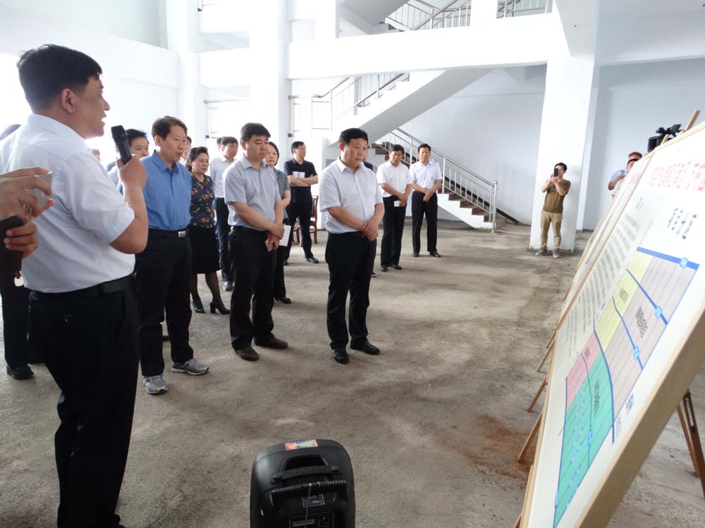图为市长王登喜带领观摩团在亢村产业集聚区实地察看。.tif